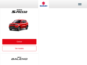'suzuki.cl' screenshot
