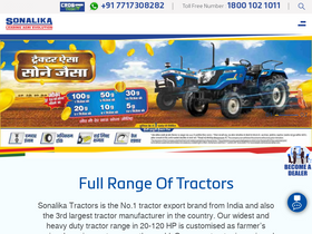 'sonalika.com' screenshot