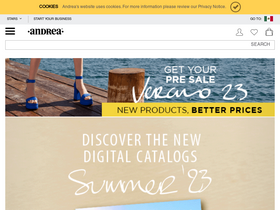 'andrea.com' screenshot