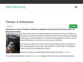 'abitur-wissen.org' screenshot
