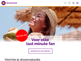 'neckermann.be' screenshot