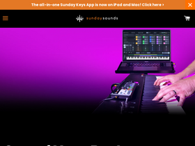 'sundaysounds.com' screenshot