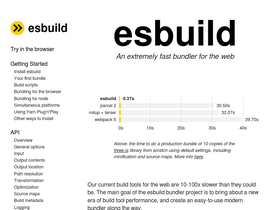 'esbuild.github.io' screenshot