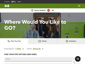 'gotransit.com' screenshot