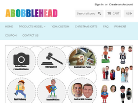 Abobblehead homepage screenshot