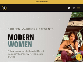 'modernwarriors.com' screenshot