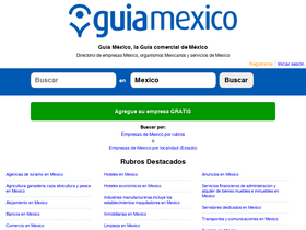 'guiamexico.com.mx' screenshot