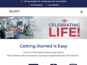 'patriotmobile.com' screenshot