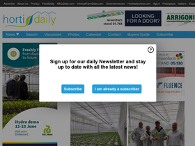 'hortidaily.com' screenshot