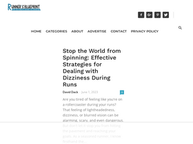 'runnersblueprint.com' screenshot