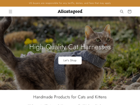 ALLCATSGOOD homepage screenshot