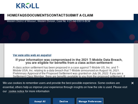 't-mobilesettlement.com' screenshot