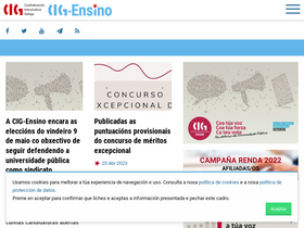 'cig-ensino.gal' screenshot