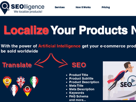 SEOlligence - Optimize e-commerce SEO and translations for global market dominance.