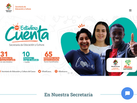 'sedcauca.gov.co' screenshot