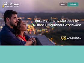 'shadi.com' screenshot