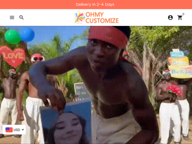 Ohmycustomize homepage screenshot