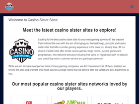 'casinosistersite.com' screenshot