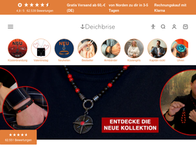 Deichbrise Jewelery homepage screenshot