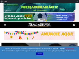 'jornaldachapada.com.br' screenshot