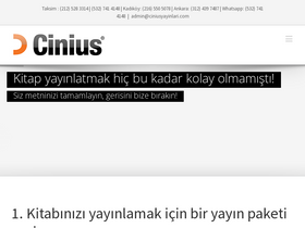 'ciniusyayinlari.com' screenshot