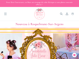 mademoisellejoliecoeur.fr homepage screenshot