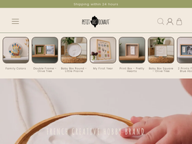 petitartichaut.com homepage screenshot