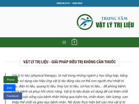 'vatlytrilieu.vn' screenshot