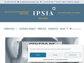 'psicologosmadrid-ipsia.com' screenshot