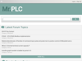 'mrplc.com' screenshot