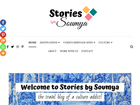 'storiesbysoumya.com' screenshot