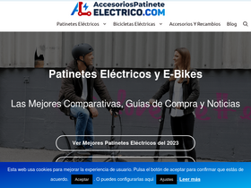 'accesoriospatineteelectrico.com' screenshot