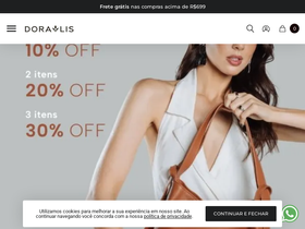 'doralis.com.br' screenshot