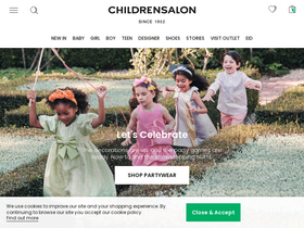 'childrensalon.com' screenshot