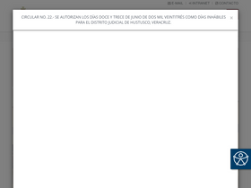 'pjeveracruz.gob.mx' screenshot