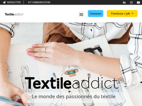 'textileaddict.me' screenshot