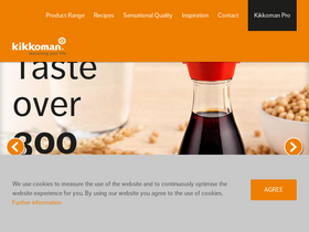 'kikkoman.co.uk' screenshot