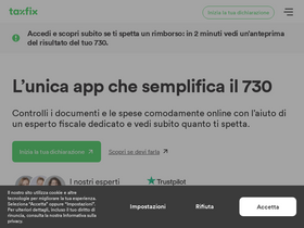 'taxfix.it' screenshot