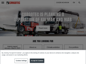 'cargotec.com' screenshot