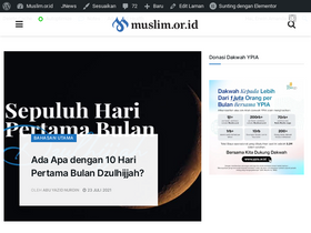 'muslim.or.id' screenshot