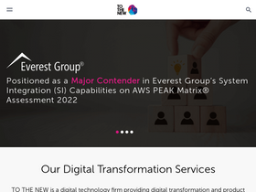 'tothenew.com' screenshot