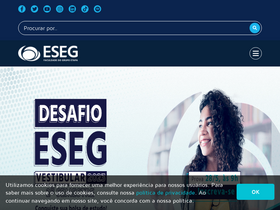 'eseg.edu.br' screenshot