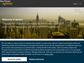 'apress.com' screenshot