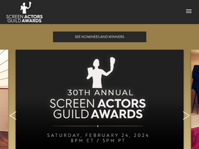 'sagawards.org' screenshot