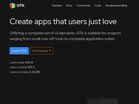 'gtk.org' screenshot