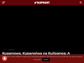 'theelephant.info' screenshot