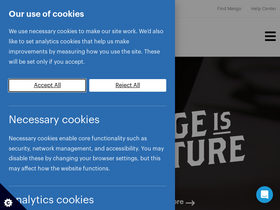 'mangolanguages.com' screenshot