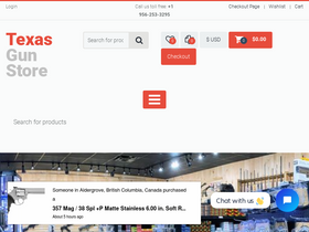 'firearms-texas.com' screenshot