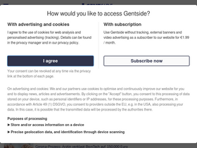 'gentside.de' screenshot