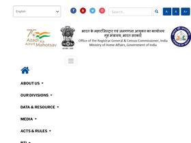 'censusindia.gov.in' screenshot